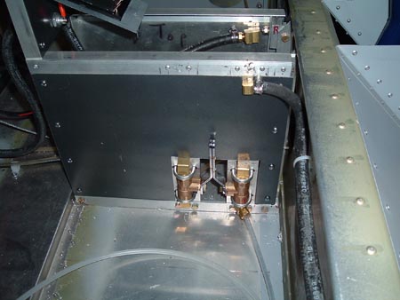 console left with parking brake