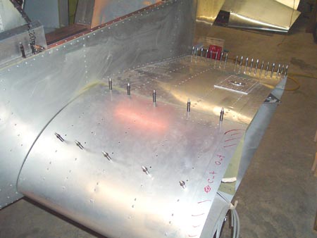 wing inboard riveted