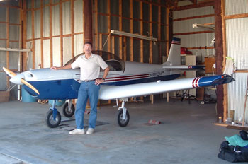 Mike with plane